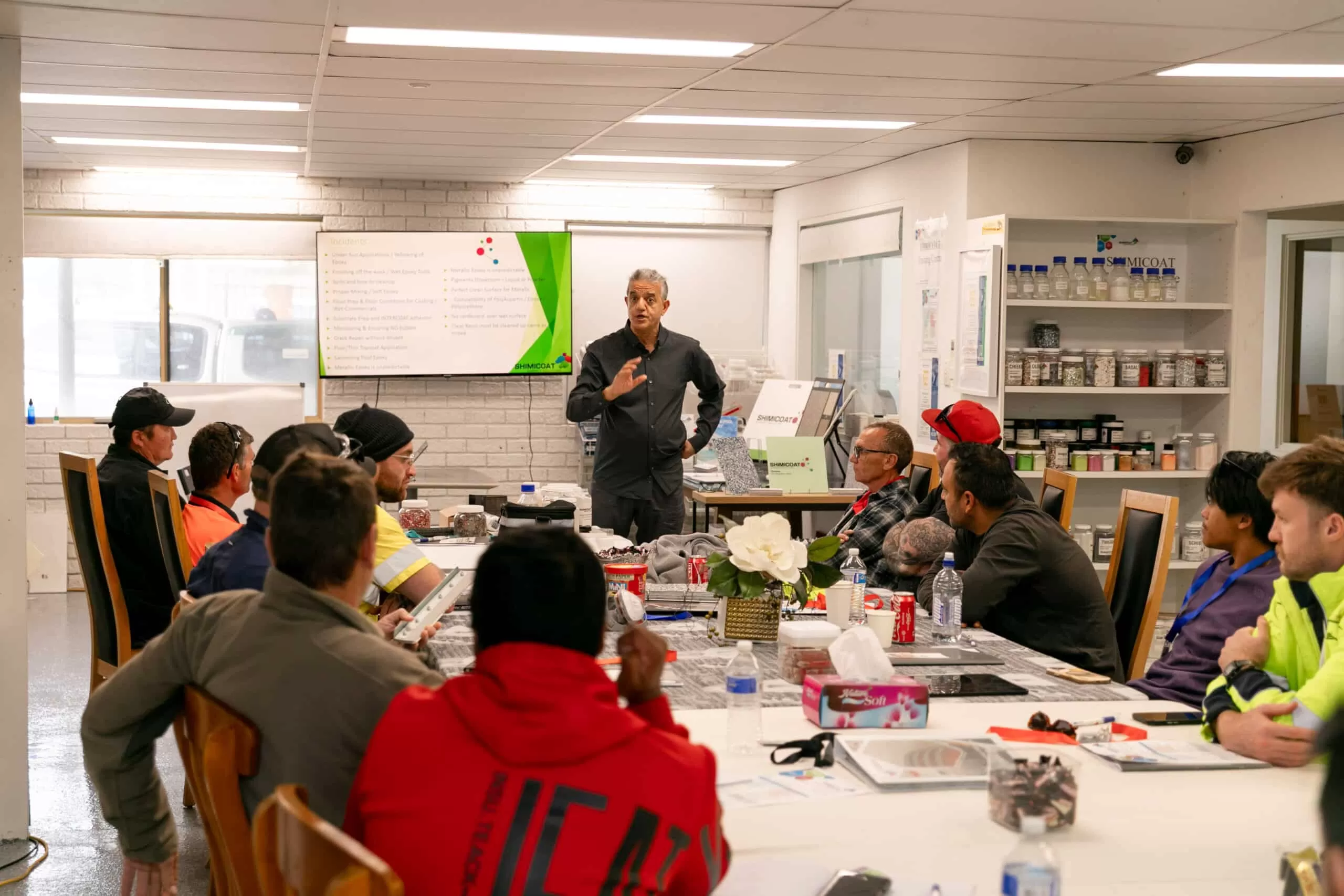 Workshop finished floor